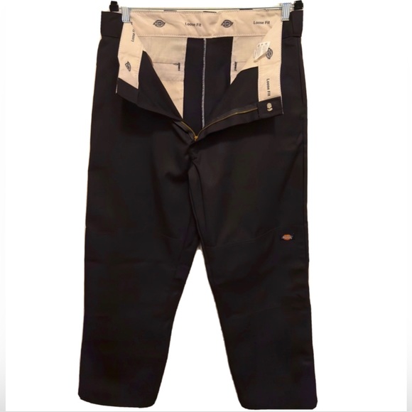 Dickies Mens: Black Loose Fit Straight Leg 36 x 32 | Org Fit 36 x 30 - Picture 3 of 4
